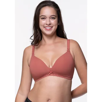 Těhotenská podprsenka Růžová kojící podprsenka DORINA May - Dámské Dorina bílá | hnědá | tmavě červená 2030712