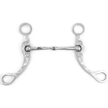 Udidlo pro koně Pool's Udidlo pákové jednou lomené Decorated Rods Pool's, westernové, 12,5 cm
