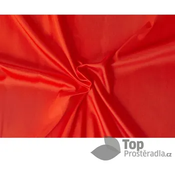 Prostěradlo Saténové prostěradlo LUXURY COLLECTION 90x200+25 Červené