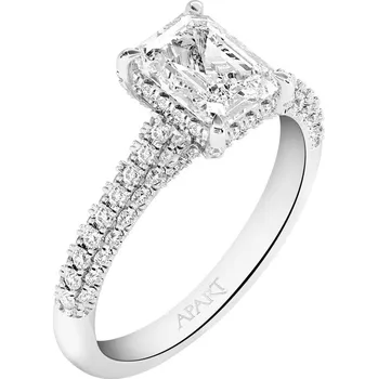 Prsten Prsten z bílého zlata s diamanty - VVS2/H - 2,62 ct - ryzost 750 - 220.545