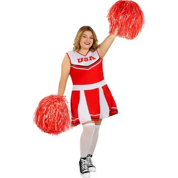 Karnevalový kostým Funiglobal - Kostým roztleskávačka extra velký - XXXXL