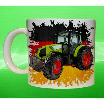 hrnek s traktorem Claas Arion 400