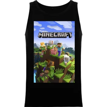 Chlapecké tílko Tílko Minecraft Koláž Velikost: 3XL