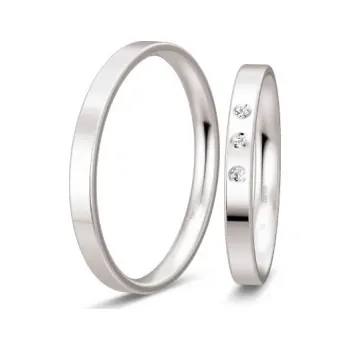 Prsten BREUNING zlaté snubní prsteny BR48/04313WG