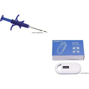 100 KS MIKROČIPŮ 2×13 MM A ČTEČKA MIKROČIPŮ W90A ZDARMA (Výhodná sada mikročipů a čtečky)