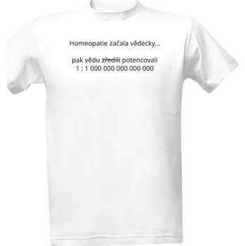Pánská móda Tričko s potiskem Homeopatie pánské