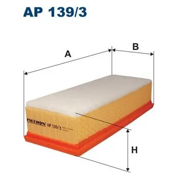 Vzduchový filtr Vzduchový filtr FILTRON (AP139/3)