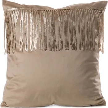 Povlak na dekorativní polštářek Sametový povlak na polštář Soho béžová (ZEF)