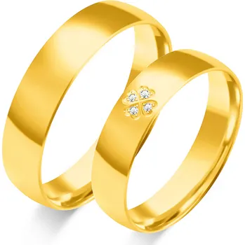 Prsten SOFIA zlatý dámský snubní prsten ZSC-128WYG