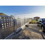 FL BRÁNY Vstupní branka, šířka 140 cm, výška 140 cm, lakovaný rám, výplň Alsquare lakovaná