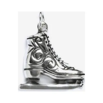 Přívěsek Stříbrný přívěsek lední brusle - P104 (Stříbrný přívěsek brusle)