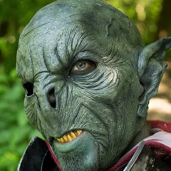 Karnevalový doplněk imago Maska Divoký ork, barva nebarvená