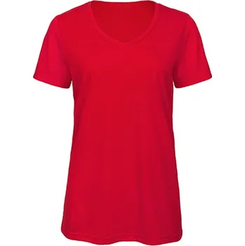 Dámské tričko B&amp;C Dámské triko TW058 Red S