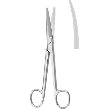 CM Instrumente Germany Nůžky MAYO chirurgické zahnuté CM varianta: 17 cm