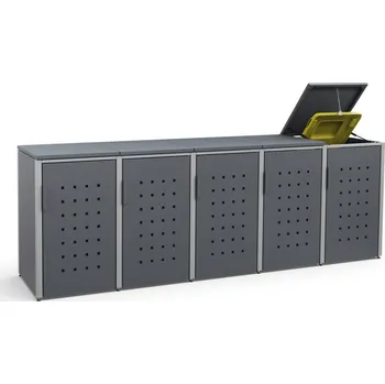 Železářství Přístřešky na popelnice MEISTERBOX, různé velikosti Velikost: 5 x 240 L