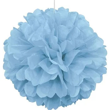 Unique - Dekorativní světle modrá bambule – Basic Colours Line -