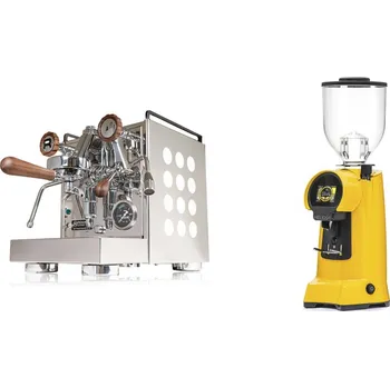 Kávovar Rocket Espresso Appartamento, white, walnut + Eureka Helios 65,…