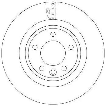 Brzdový kotouč Brzdový kotouč TRW DF6956S