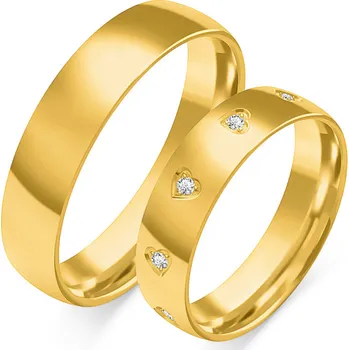 Prsten SOFIA zlatý dámský snubní prsten ZSO-356WYG