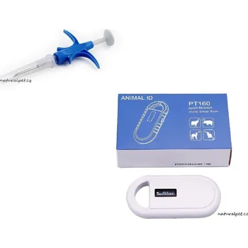 100 KS MIKROČIPŮ 1,4×9 MM A ČTEČKA MIKROČIPŮ W90A ZDARMA (Výhodná sada mikročipů a čtečky)