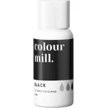 Olejová barva 20ml vysoce koncentrovaná černá colour mill