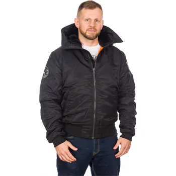 Pánská casual bunda PitBull West Coast - pánská zimní bunda ENCINO černá L