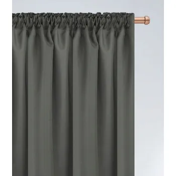 Uchycení záclony a závěsu Závěsy Grafitová barva Jorge (Z)