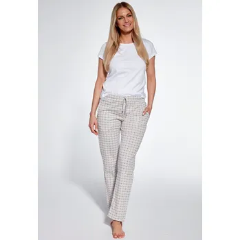 Dámské noční prádlo Cornette pyžamové kalhoty 690/35 - růžová, L (Pyžamové kalhoty dámské)