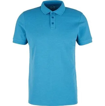 Pánské tričko Q/S designed by Pánské polo triko 47.004.35.2510.9400 Grey melange M Barva: Modrá