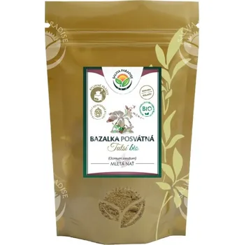 Přírodní produkt Salvia Paradise Tulsí bazalka posvátná mletá Bio 100 g