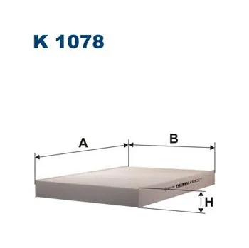 Filtr do auta Filtr, vzduch v interiéru FILTRON (K1078)