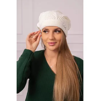 Čepice Dámská čepice Maryna K407 ecru UNI