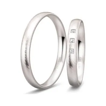 Prsten BREUNING zlaté snubní prsteny BR48/04965WG