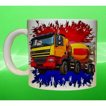 hrnek s náklaďákem DAF CF míchačka 330ml