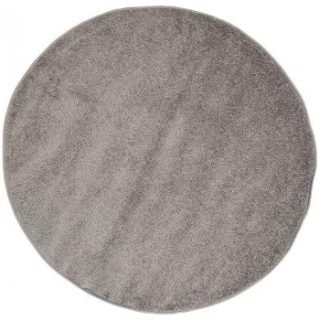 Koberec Makro Abra Kulatý koberec jednobarevný SPRING P113A Šedý Rozměr: průměr 100 cm