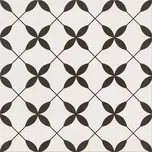 EBS Patterns dlažba 29,8x29,8 clover black DPATT30CL