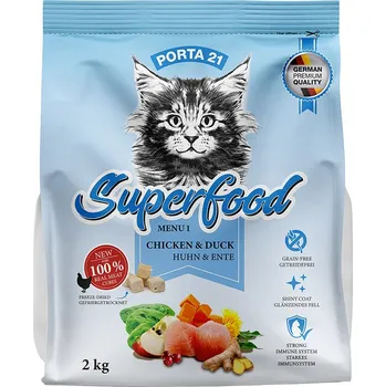 Krmivo pro psa 2kg Porta 21 Superfood Menu 1 kuřecí a kachní