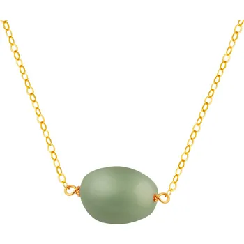 Náhrdelník Zlatý náhrdelník s aventurinem, anker - AP534-9774