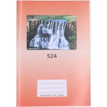 Sešit Vikpap group A5/524 20 listů linkovaný Ebor Falls