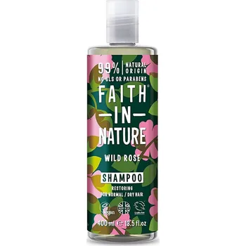 Šampon Faith in Nature přírodní šampon Divoká růže, 400ml