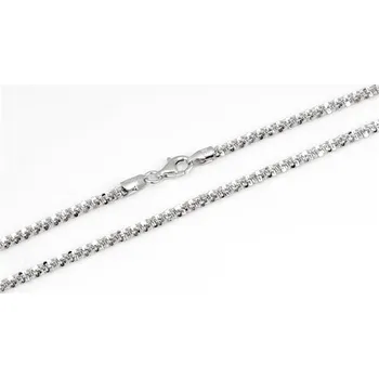 Řetízek Dámský stříbrný kroucený řetízek 50 cm 72923F + dárek zdarma