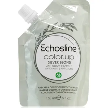 Barva na vlasy Echosline Color Up barvicí maska s vyživujícím účinkem odstín Silver Blond 150 ml