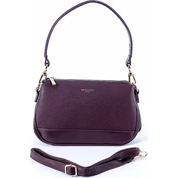 Kabelka Malá kabelka na rameno i crossbody kabelka David Jones 7017 tmavěvínová