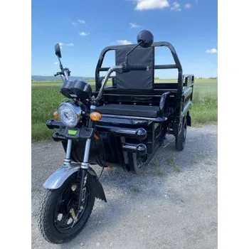 Elektrotříkolka Elektro Tříkolka Leramotors Cargo G1 1000W COC Šedivá, Barva černá Leramotors