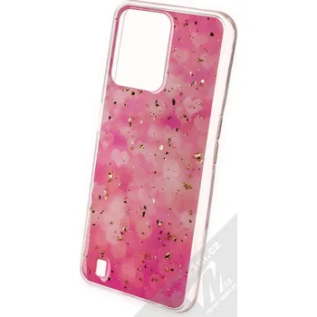 Pouzdro na mobilní telefon 1Mcz Gold Glam Růžové odlesky TPU ochranný kryt pro Realme C31 růžová (pink)