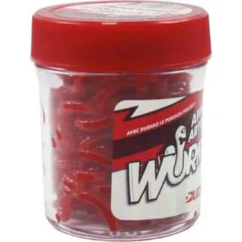 Umělá nástraha DUDULE Umělí červi na rybolov na plavanou 20 g červení ČERVENÁ