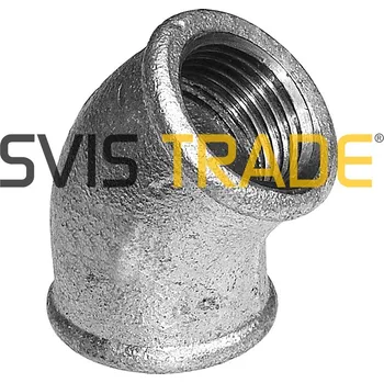 Fitinka Pozinkované koleno 45° 1/2" 120 FF