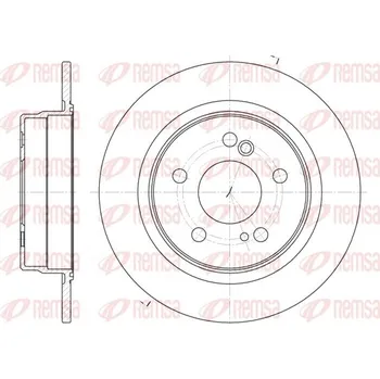 Brzdový kotouč Brzdový kotouč REMSA 6270.00