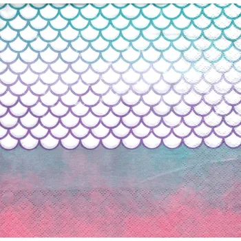 Papírový ubrousek UBR51c, Ubrousek, 16x16 cm, ŠUPINY, 1 bal.