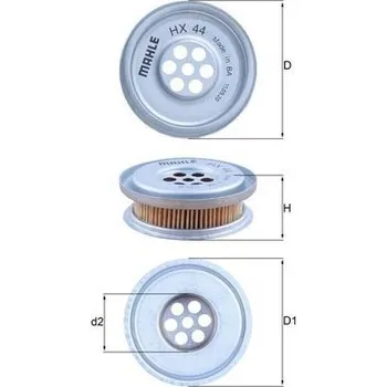 Hydraulický filtr Hydraulický filtr, řízení MAHLE HX 44